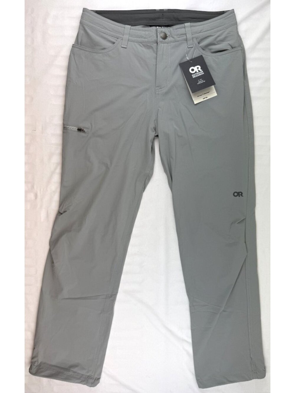 NWT Outdoor Research Ferrosi Pants Womens Light Pewter Size 8 UPF 50+